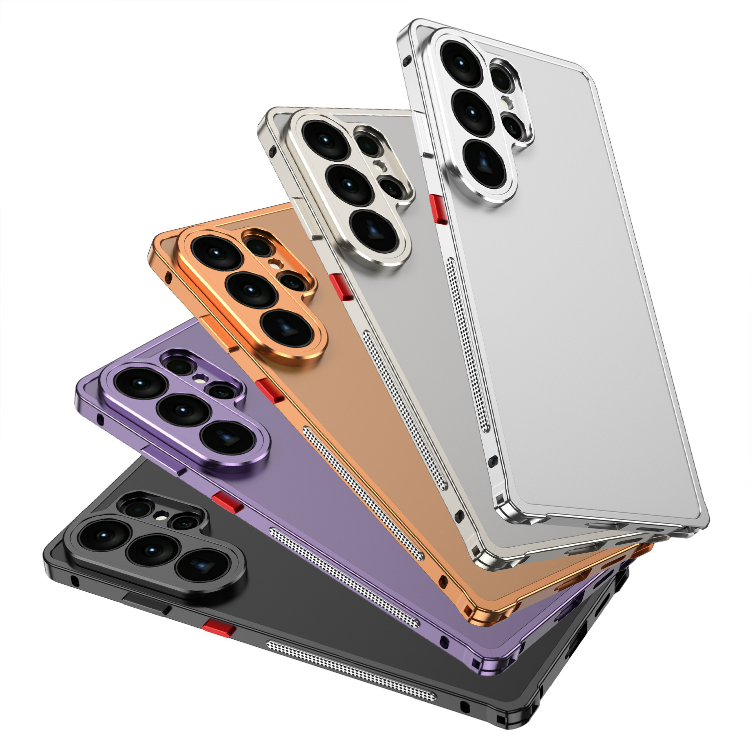 Phone Cases Aviation - غطاء هاتف معدني مقاوم للصدمات لسامسونج