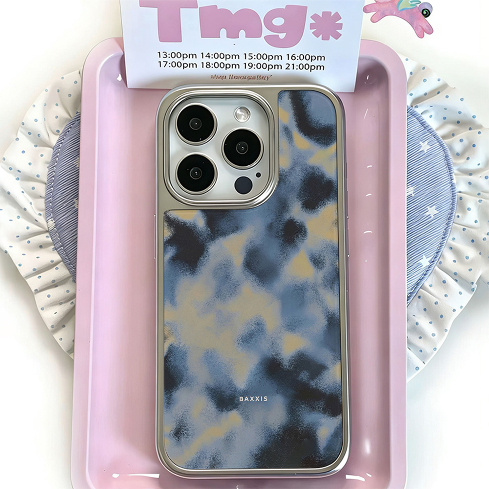 Phone Cases That Charge Your Phone - غطاء هاتف بتصميم جرافيتي أزرق ضبابي