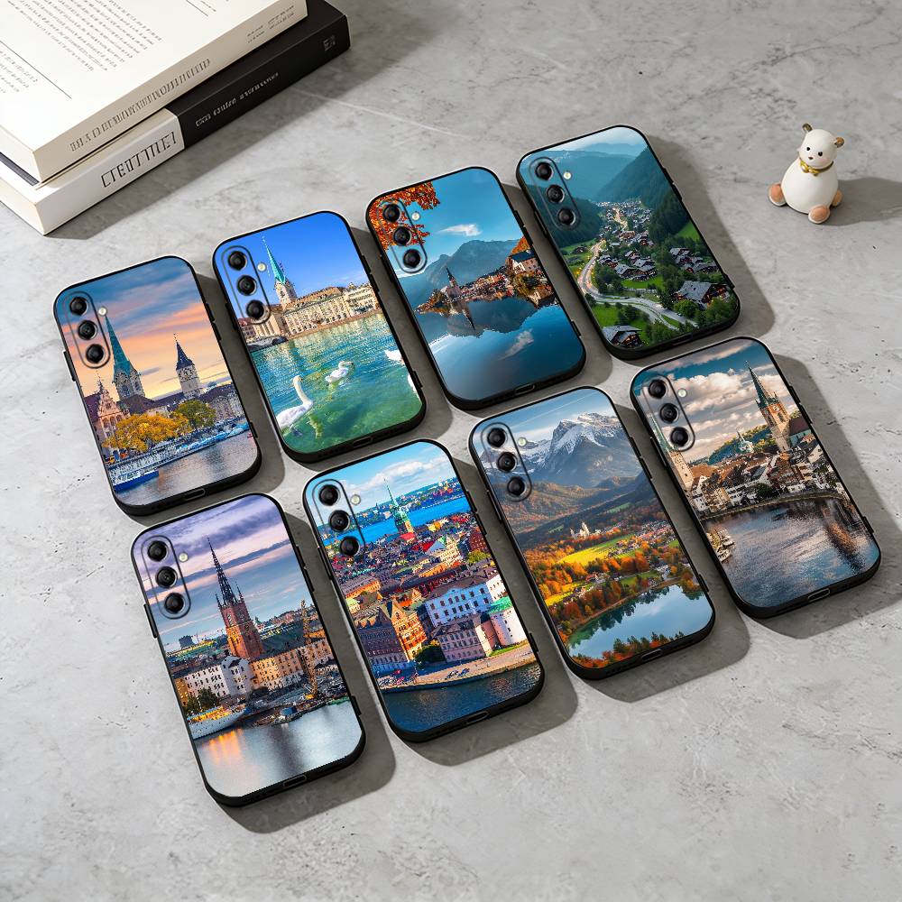 Zurich Phone Cases - حافظة هاتف مستوحاة من زيوريخ، سيليكون