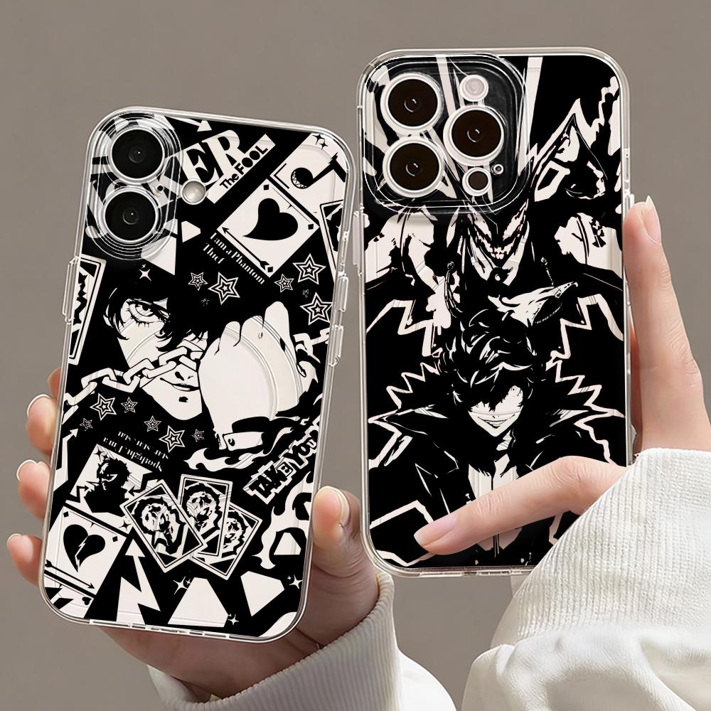 Phone Cases Iphone 15 - غطاء هاتف مغناطيسي شفاف بتصميم لعبة