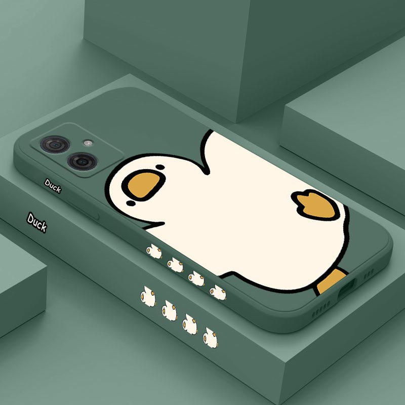 Phone Cases Jjk - G54 جراب هاتف سيليكون أوزة حية