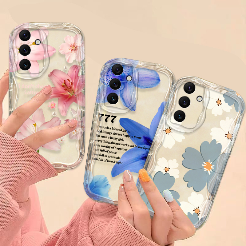 غطاء هاتف بنمط زهرة الزنبق الو - مراجعة Phone Cases For Samsung A14 وسعره
