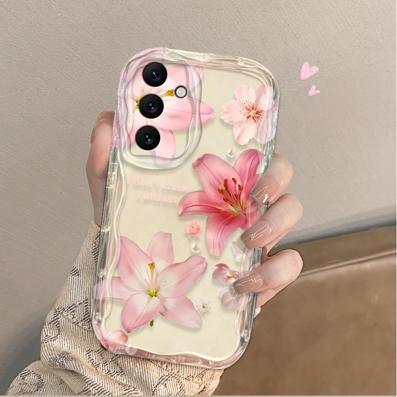 غطاء هاتف بنمط زهرة الزنبق الو - مراجعة Phone Cases For Samsung A14 وسعره