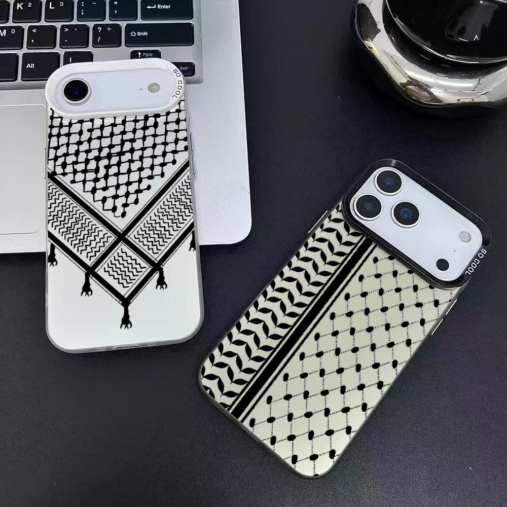 غطاء هاتف بتصميم الكوفية الفلس - مراجعة Phone Cases Iphone 15 وسعره