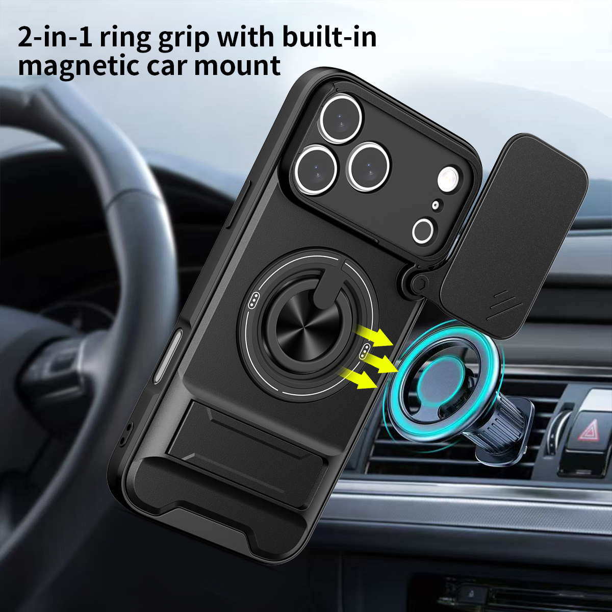 حافظة هاتف مغناطيسية لهاتف آيف - مراجعة Camera Lens Protector وسعره