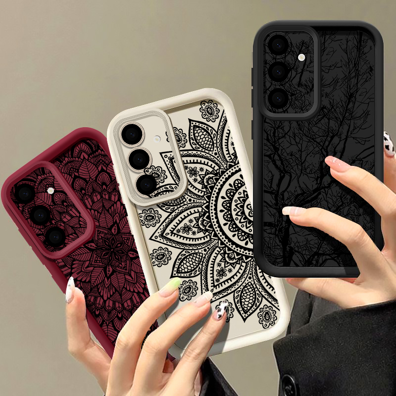 غطاء هاتف بنمط زهور عتيق لسامس - مراجعة Phone Cases For Samsung A14 وسعره
