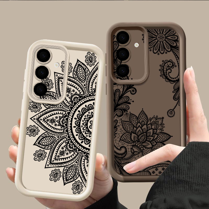غطاء هاتف بنمط زهور عتيق لسامس - مراجعة Phone Cases For Samsung A14 وسعره