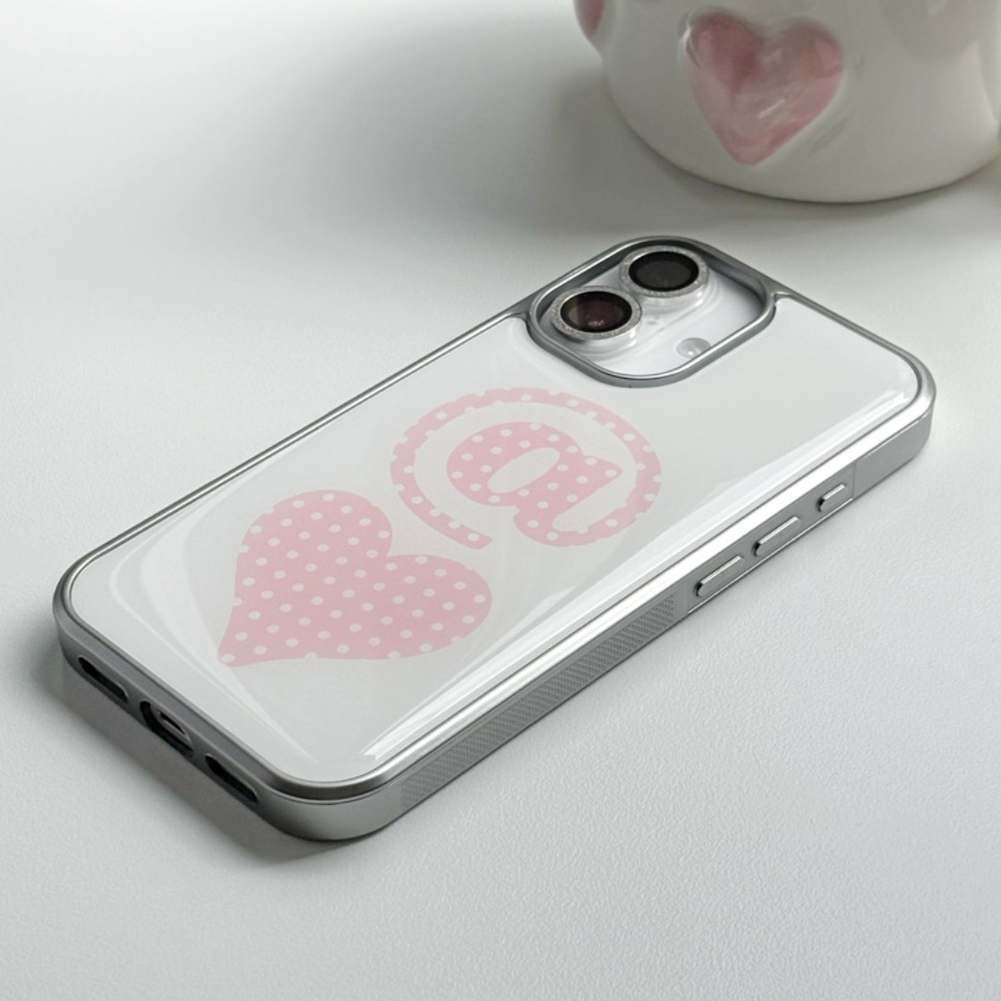 جراب هاتف Clmj بنقاط قلب فاخر  - مراجعة Phone Cases That Charge Your Phone وسعره
