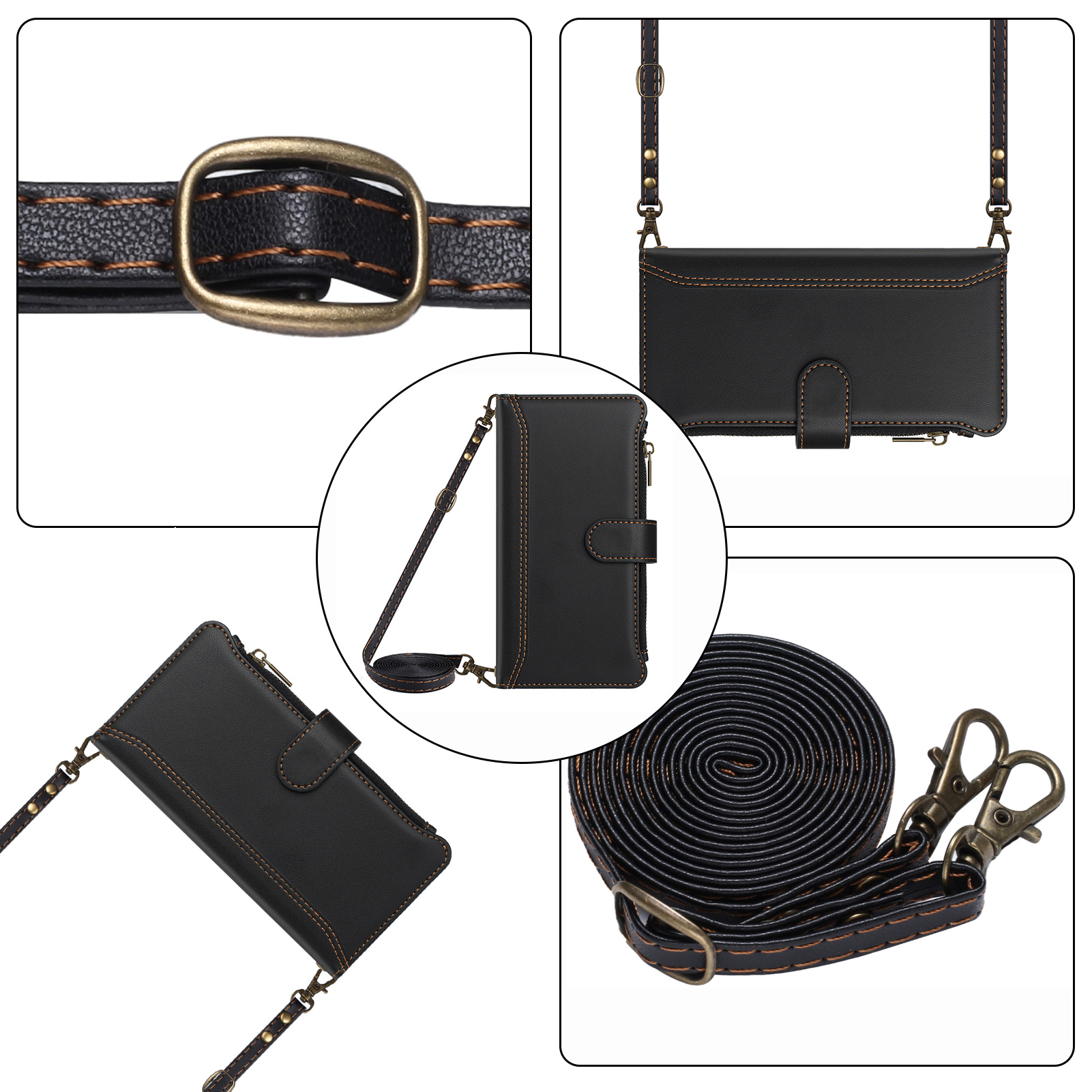 جراب هاتف جلدي بولي يوريثان بت - مراجعة Phone Cases With Wallet وسعره