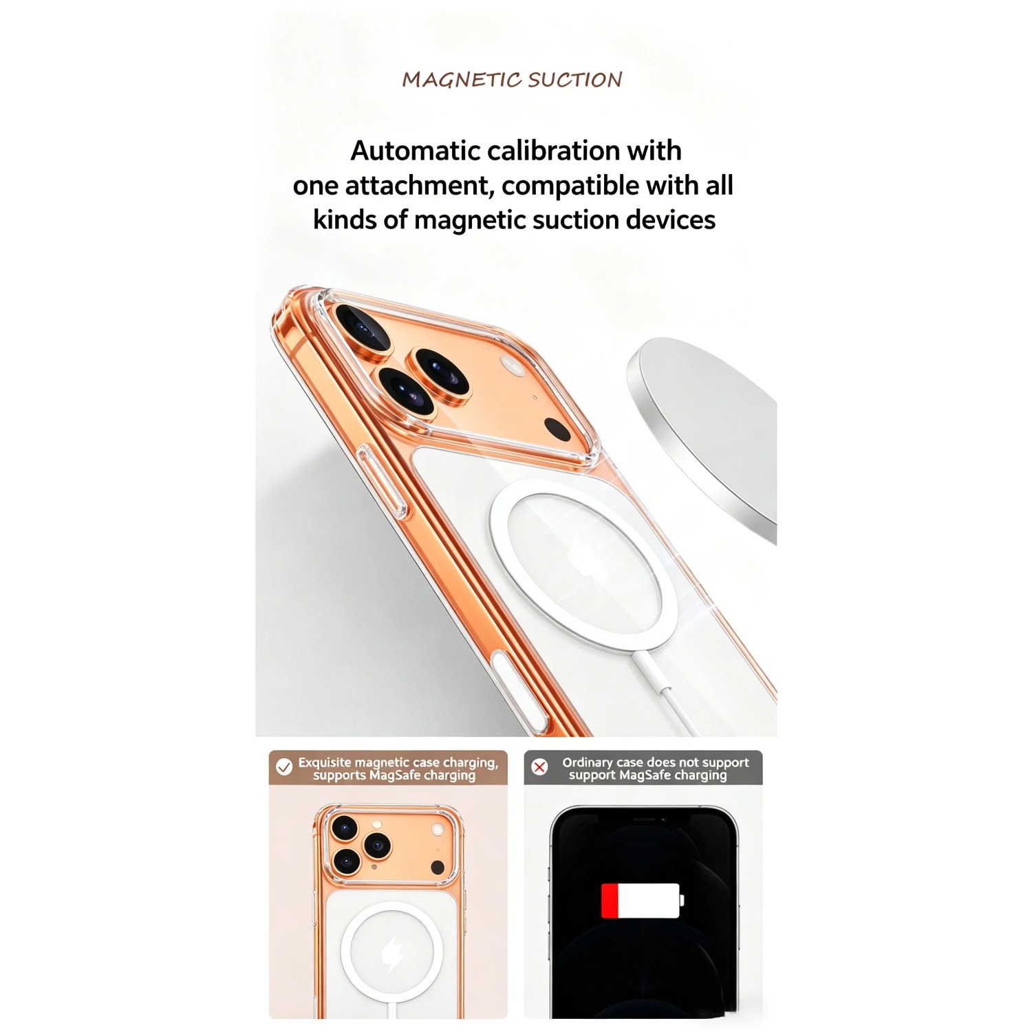 غطاء مغناطيسي شفاف لهاتف آيفون - مراجعة Transparent Thin Case وسعره