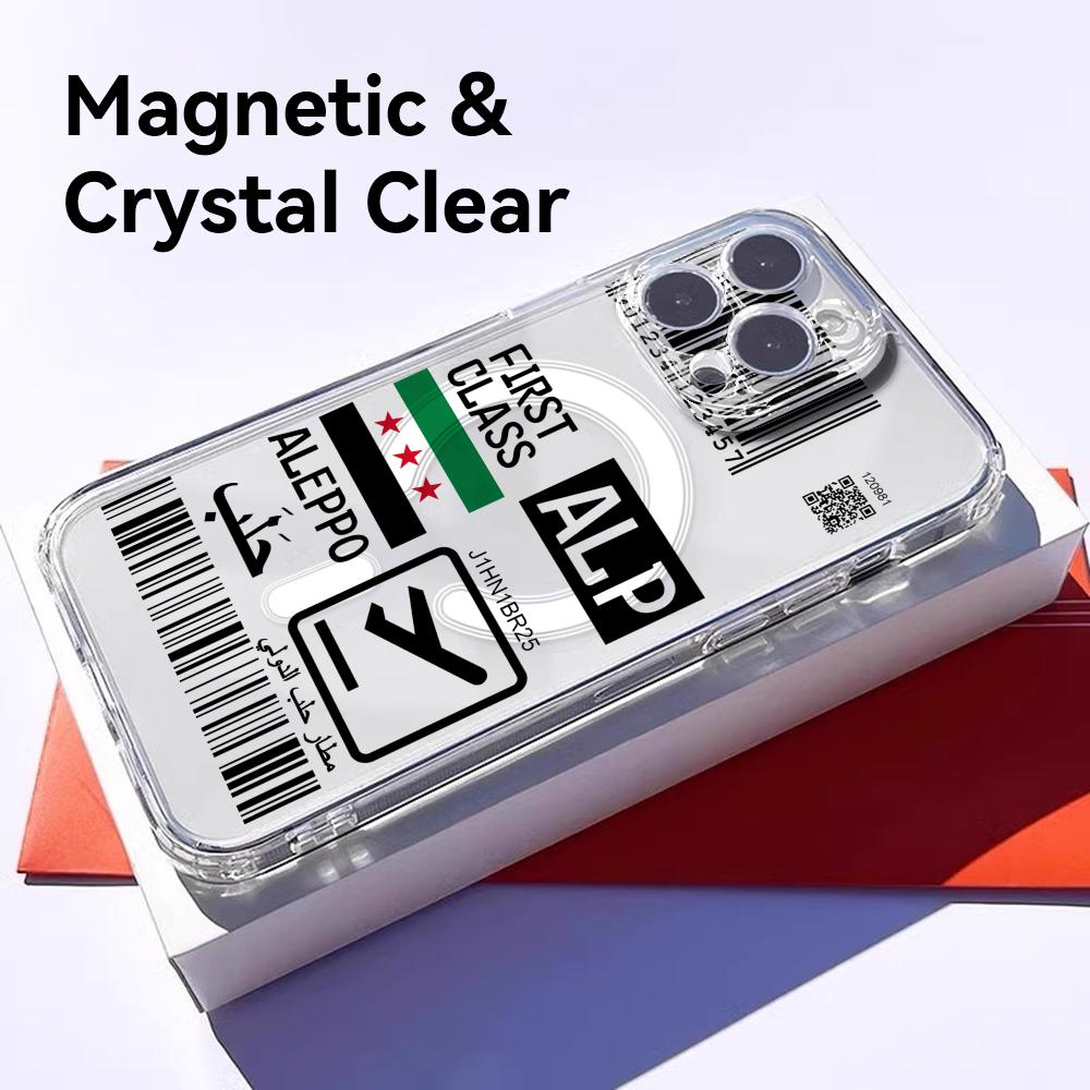 جراب هاتف بتصميم تذكرة طيران إ - مراجعة Clear Magsafe Case وسعره