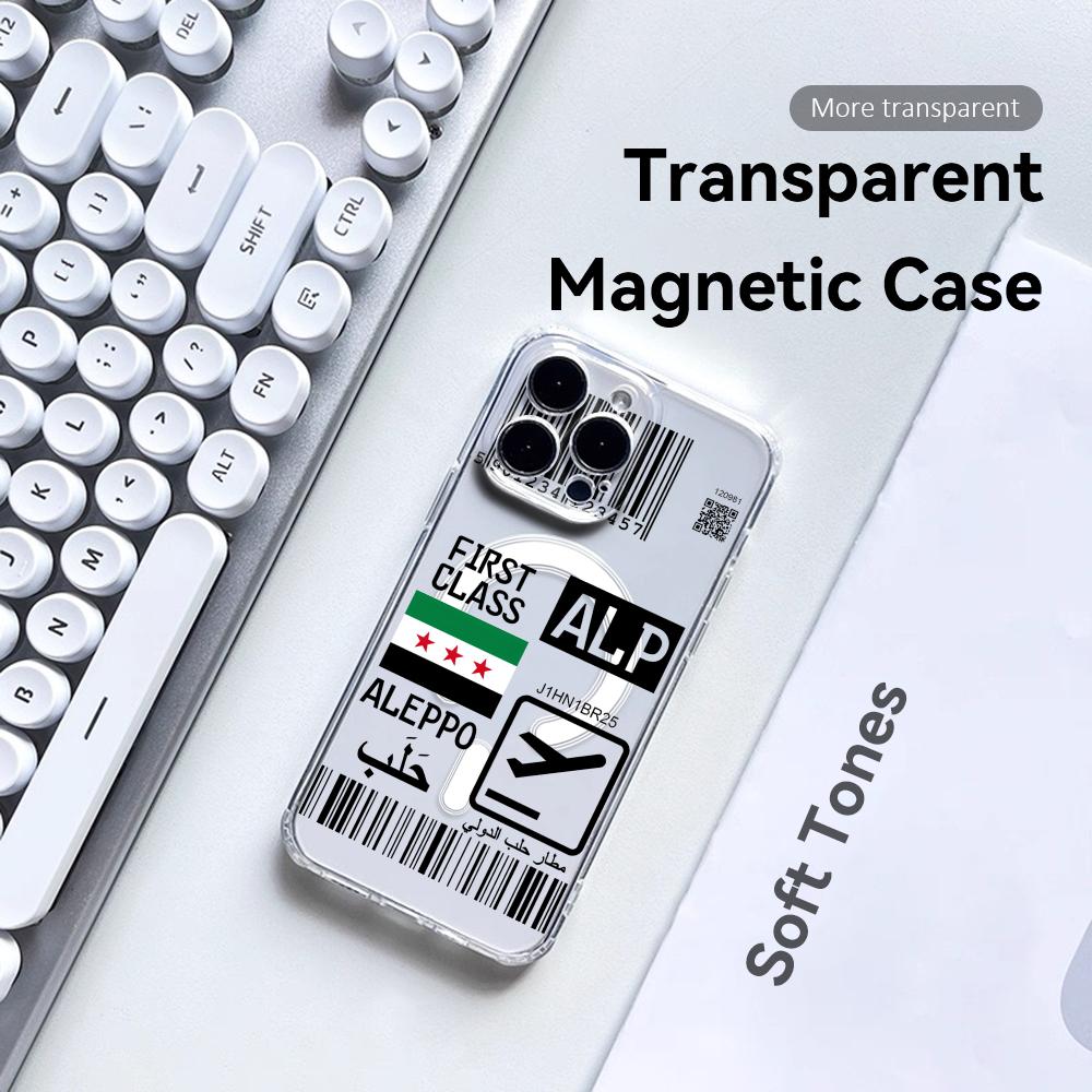 جراب هاتف بتصميم تذكرة طيران إ - مراجعة Clear Magsafe Case وسعره