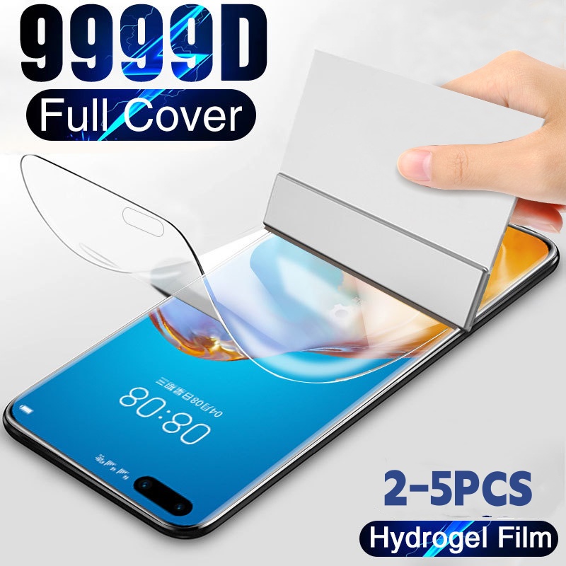 2-5 قطع من واقي الشاشة الهيدرو - مراجعة Transparent Thin Case وسعره