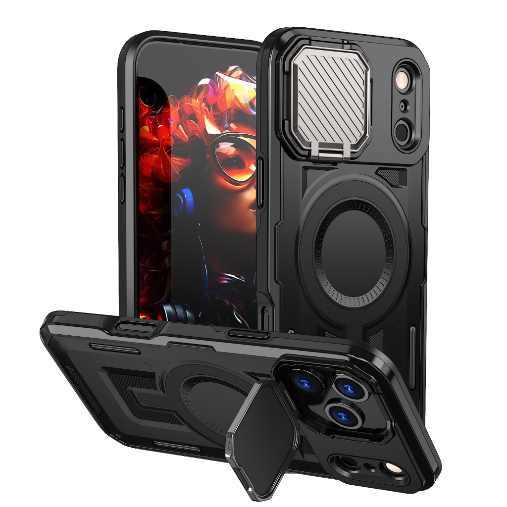 جراب هاتف مغناطيسي متين مع حما - مراجعة Camera Lens Protector وسعره