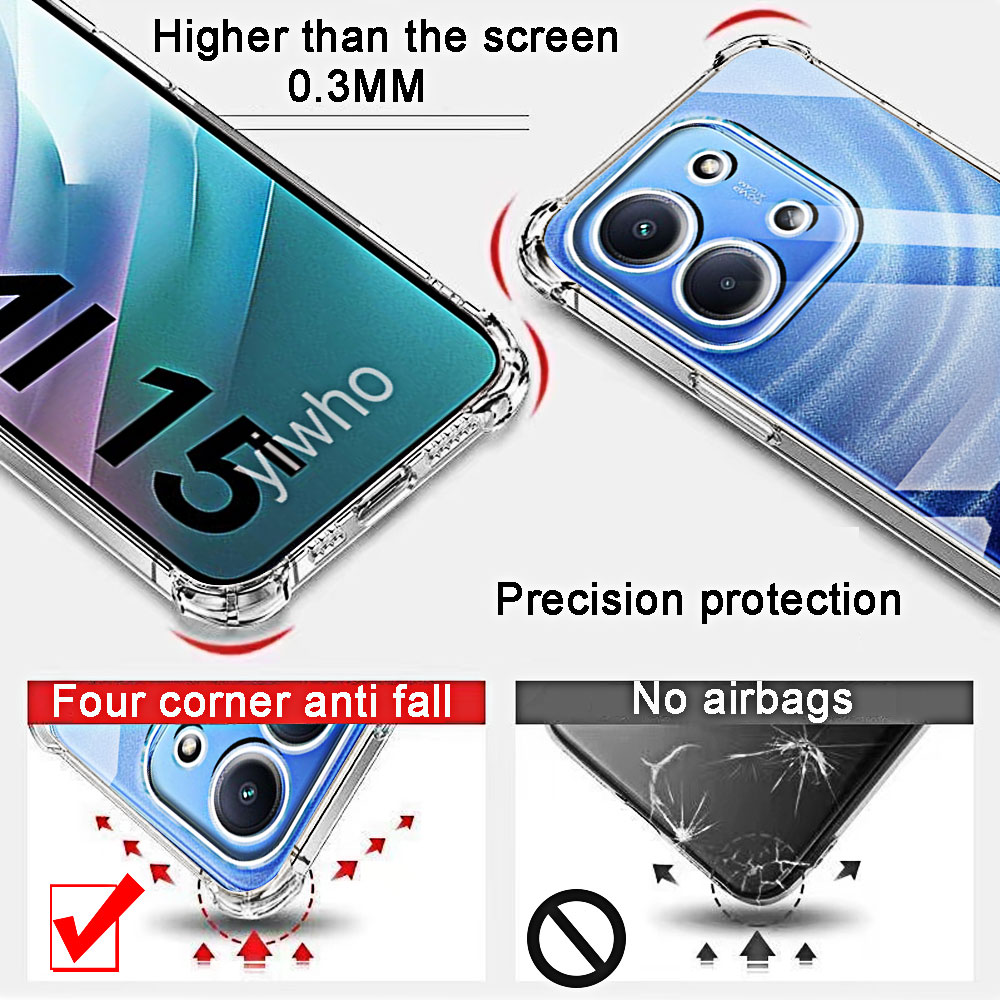 حافظة شفافة لهاتف Redmi 15C 4G - مراجعة Phone Cases Europe وسعره
