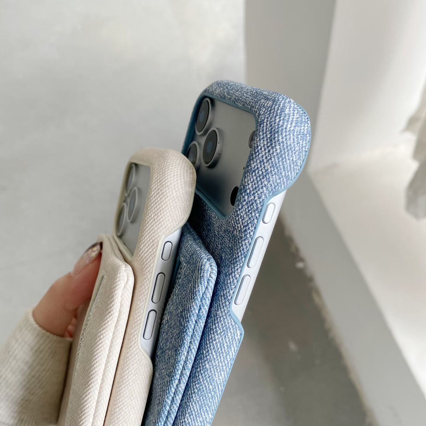 حافظة بطاقات جينز بسحاب لهاتف  - مراجعة Phone Cases With Wallet وسعره