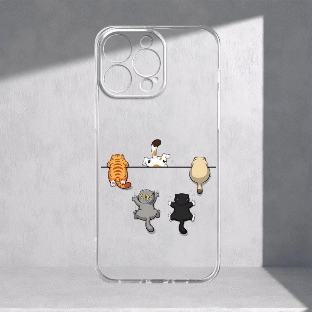 غطاء هاتف بنمط خمسة قطط لطيفة  - مراجعة Phone Cases Cute Iphone 13 وسعره