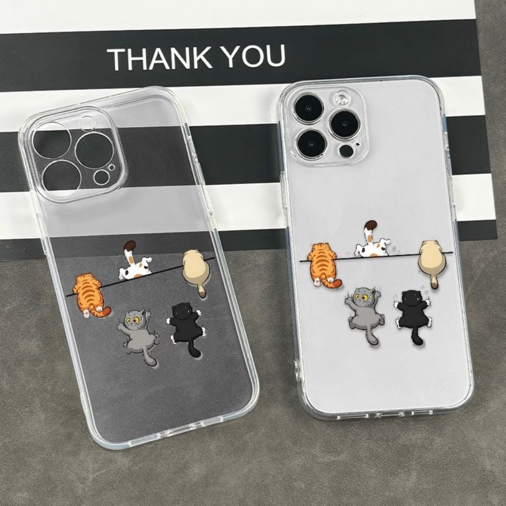 غطاء هاتف بنمط خمسة قطط لطيفة  - مراجعة Phone Cases Cute Iphone 13 وسعره