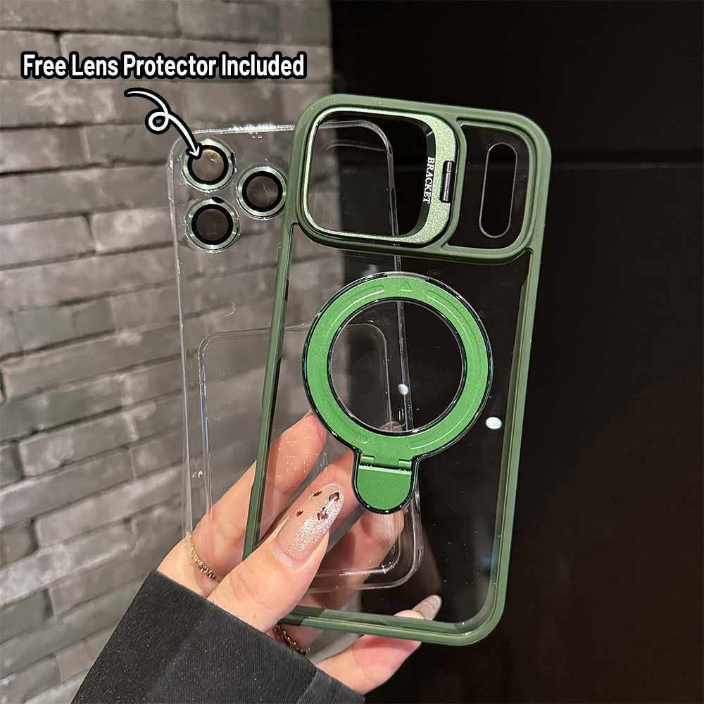 جراب هاتف مغناطيسي شفاف مقاوم  - مراجعة Camera Lens Protector وسعره