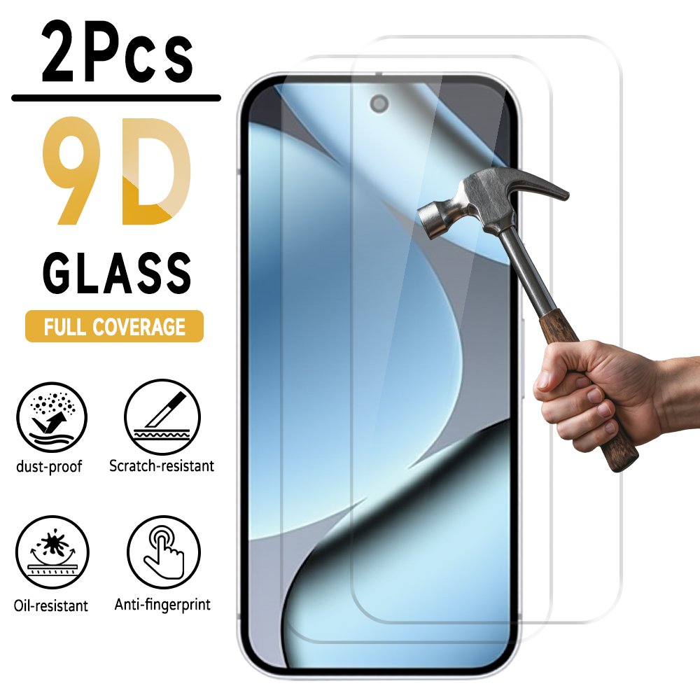 2 قطعة من واقي الشاشة الزجاجي  - مراجعة Transparent Thin Case وسعره