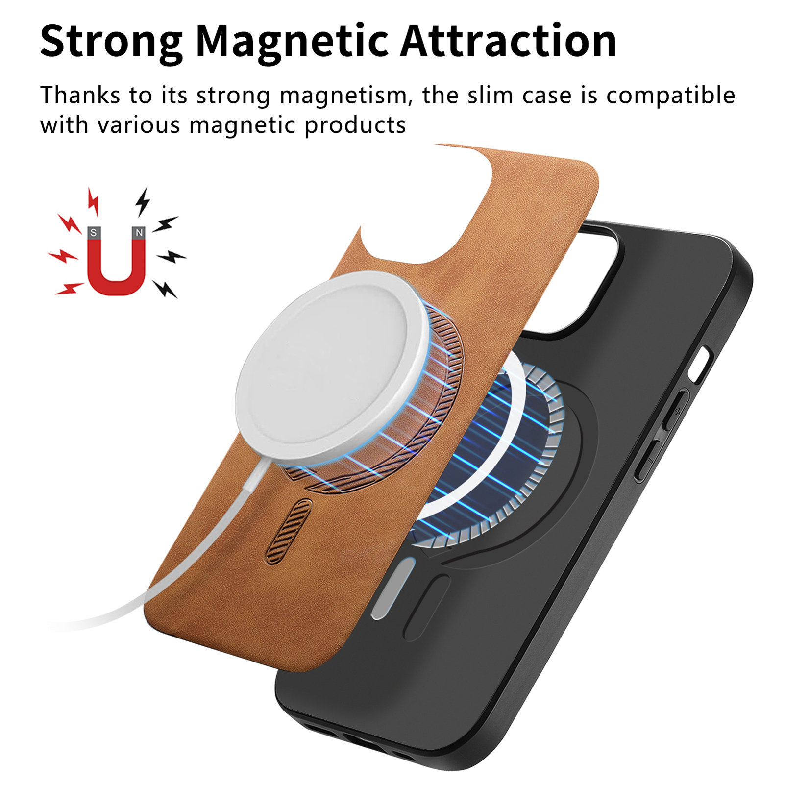حافظة جلدية مغناطيسية للشحن ال - مراجعة Phone Cases That Charge Your Phone وسعره