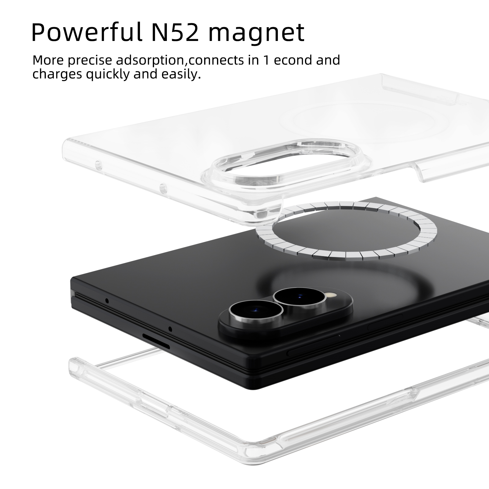 غطاء مغناطيسي شفاف لهاتف سامسو - مراجعة Transparent Thin Case وسعره