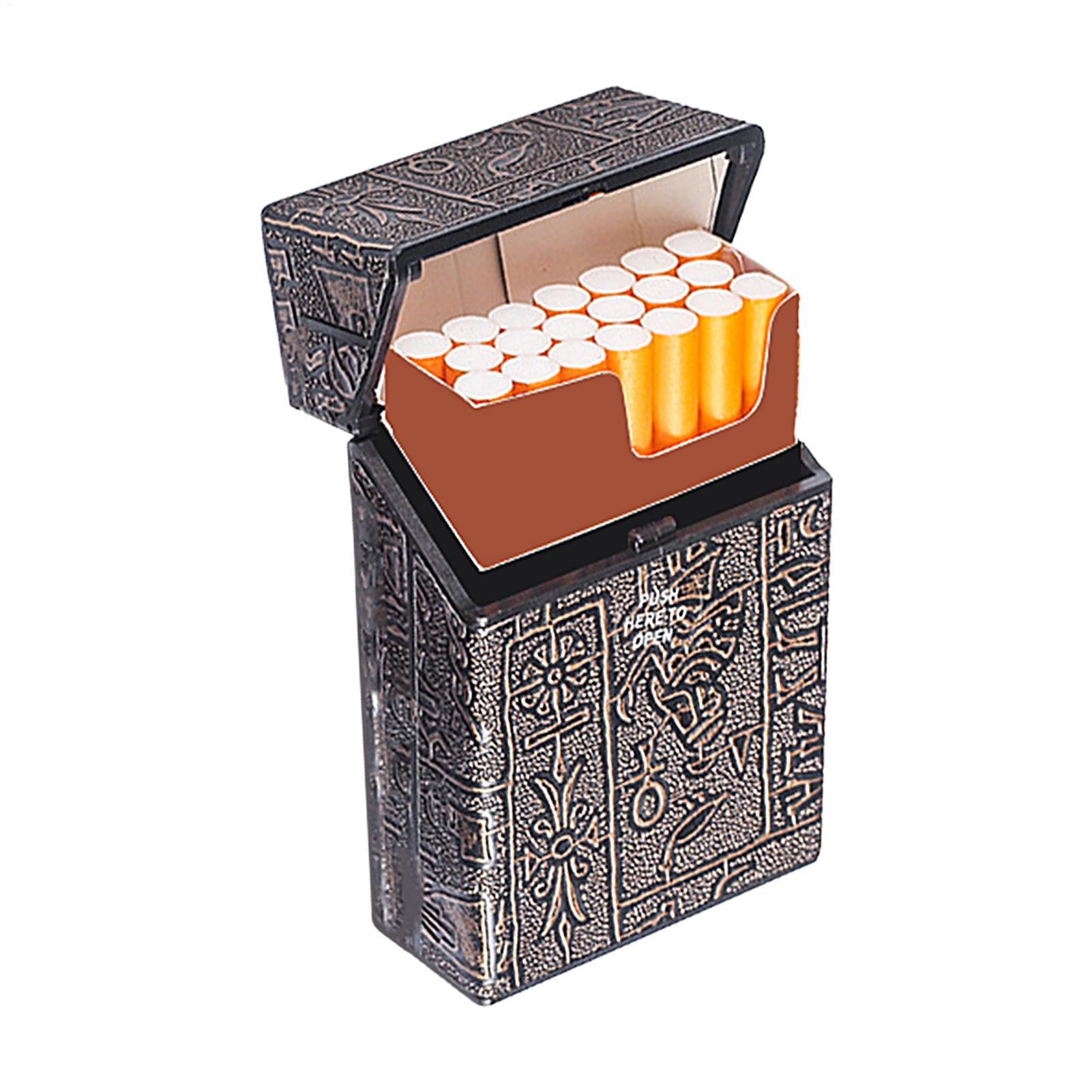 صندوق سجائر بسعة 20 علبة بلاست - مراجعة Transparent Thin Case وسعره