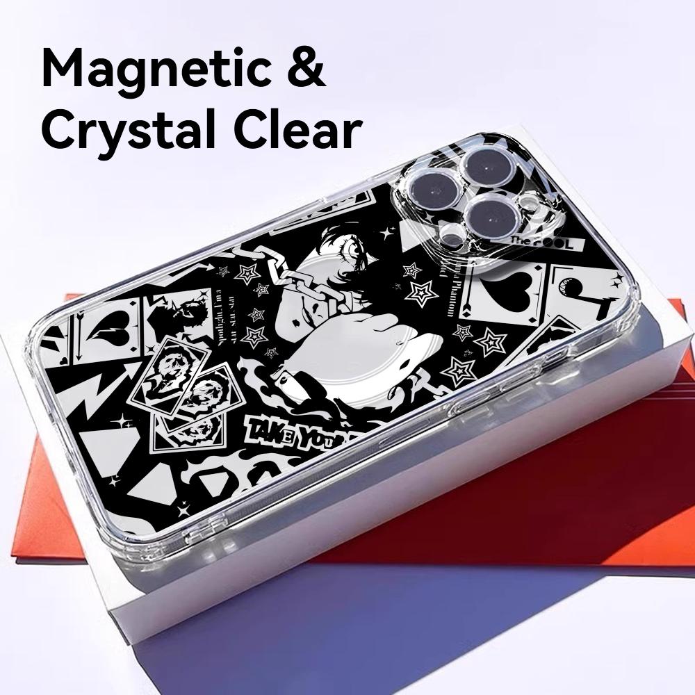 غطاء هاتف مغناطيسي شفاف بتصميم - مراجعة Phone Cases Iphone 15 وسعره