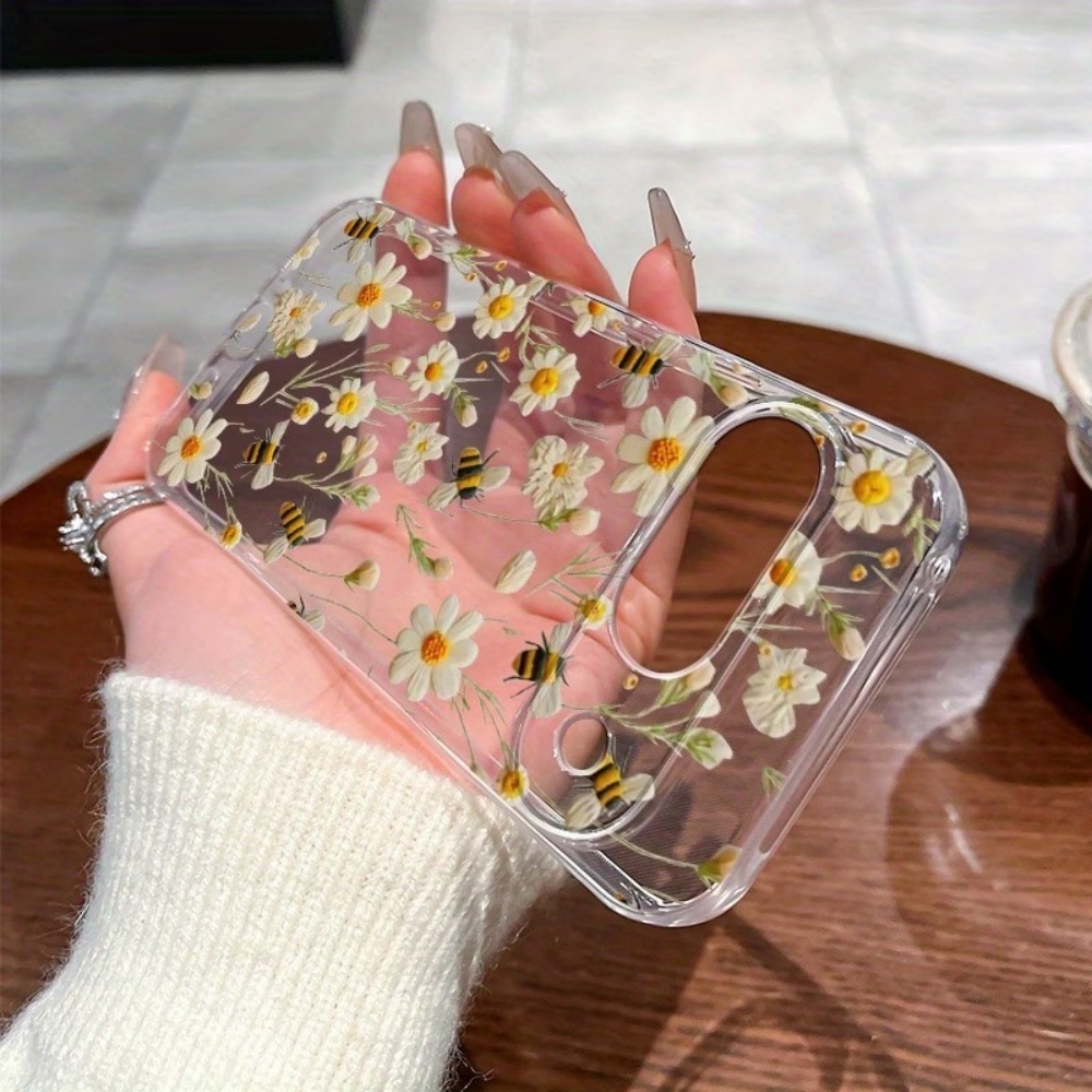 غطاء هاتف شفاف ناعم بنمط نحلة  - مراجعة Phone Cases Pixel 10 Pro وسعره